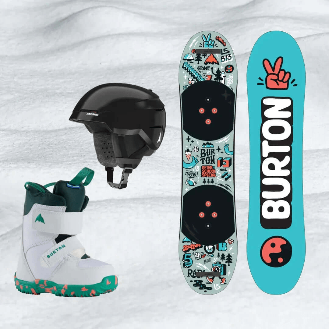 Alquiler Esquís Saint Moritz - SnowBoard / Niños / Equipo Completo -CaranvaSports - temporada 2026
