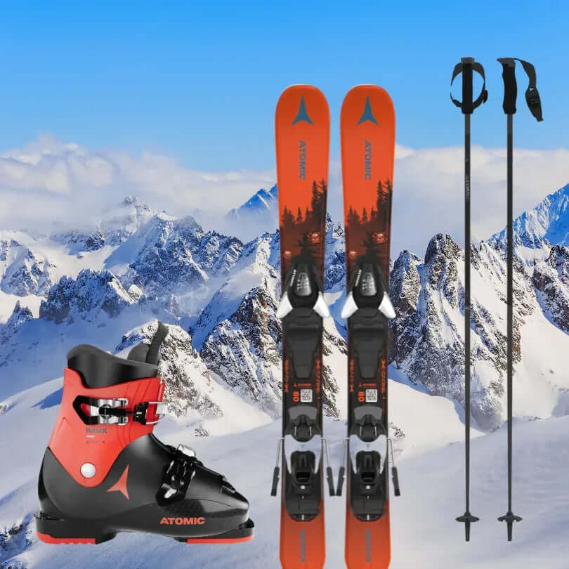 Alquiler de esquís Nevados de Chillán - Esquí / Niños / Equipo Completo -CaranvaSports - temporada 2026