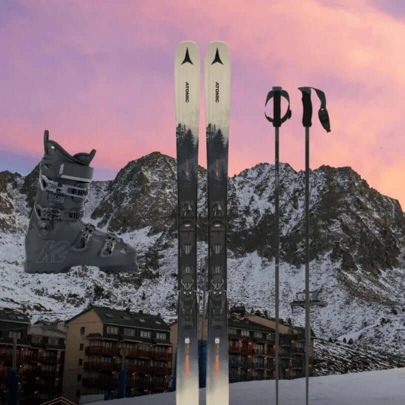 Alquiler Esquís Encamp - Funicamp Grandvalira - Esquí / Principiante / Completo -CaranvaSports - temporada 2026