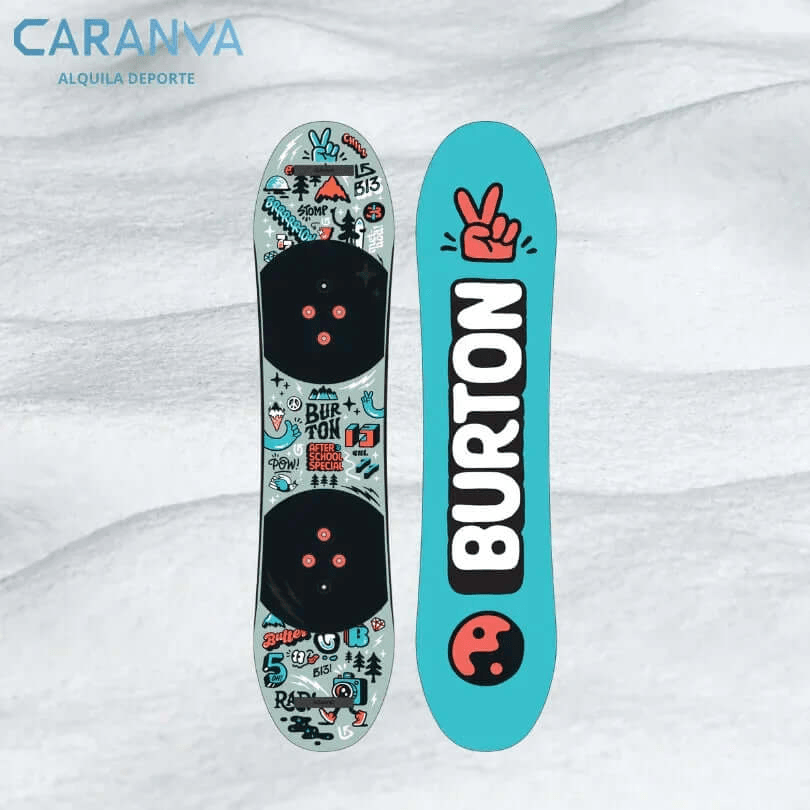 Rental Ski Rosario - SnowBoard / Menor (mx 12 años) / Tabla -CaranvaSports - temporada 2026