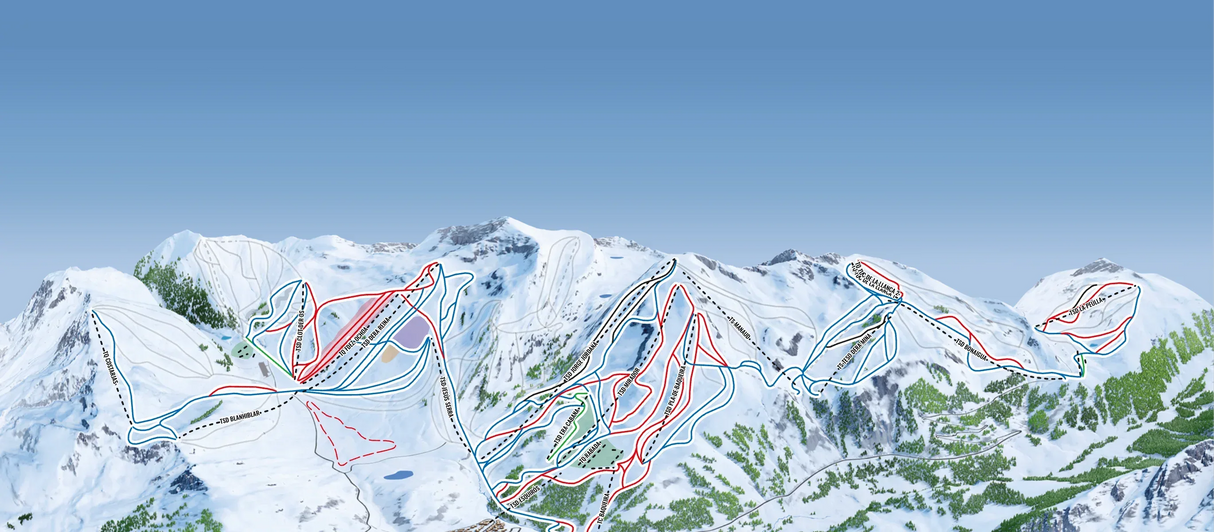 Mapa Pistas Baqueira - - Caranva