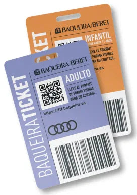 Forfait Baqueira Temporada 2025/2026 - Adulto / Días - Caranva