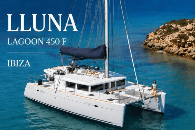 Location Catamaran Lluna — Lagoon 450 F Ibiza