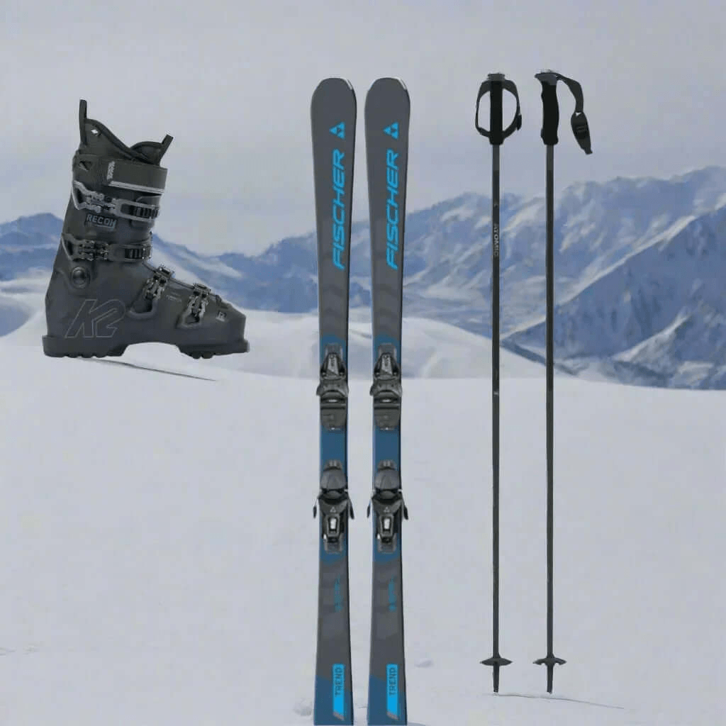 Alquiler de esquís Cerro Castor - Esquí / Principiante / Equipo Completo -CaranvaSports - temporada 2026