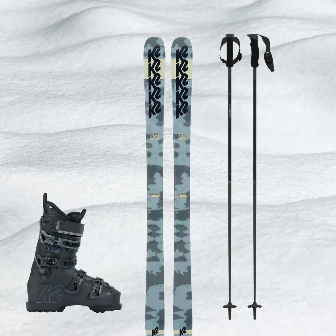 Alquiler esquís Corralco - Esquí / Intermedio / Equipo Completo - Caranva