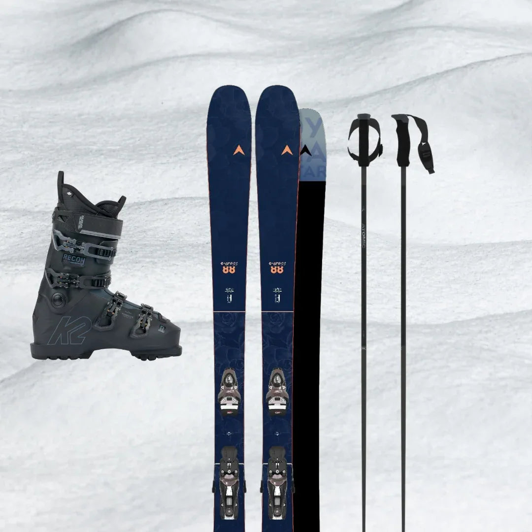 Alquiler Esquis Gstaad - Esquí / Intermedio / Equipo Completo - Caranva