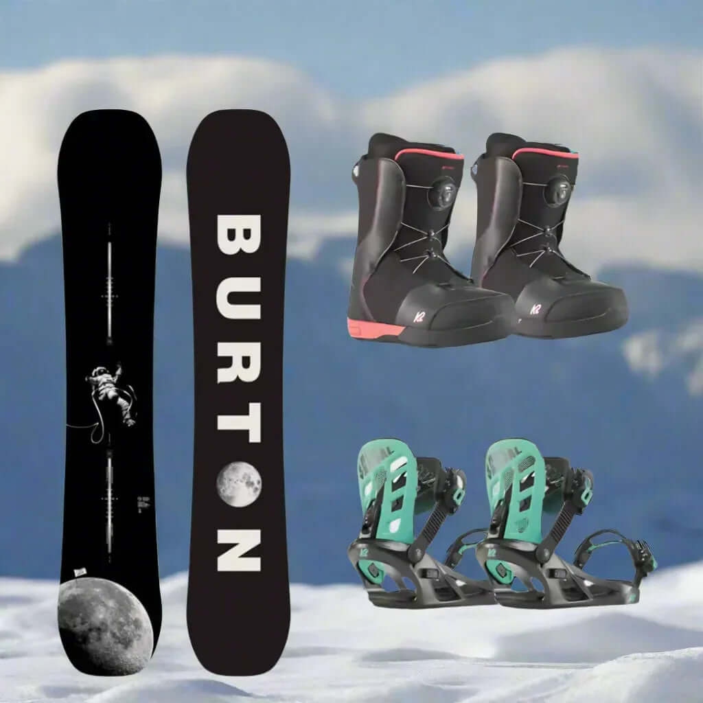 Alquiler esquís Cerro Catedral - SnowBoard / Alta Gama / Equipo Completo -CaranvaSports - temporada 2026