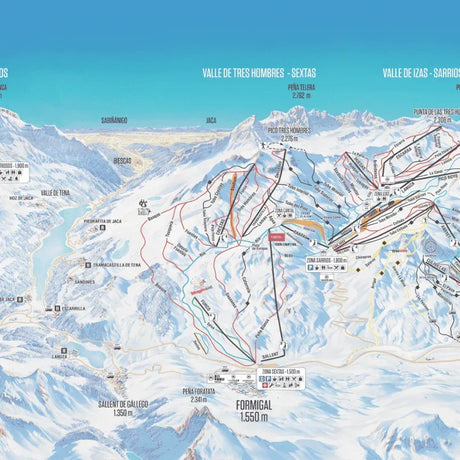 Mapa pistas Formigal - -CaranvaSports - temporada 2026