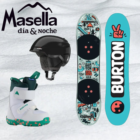 Alquiler Esquís Masella - SnowBoard / Infantil / Equipo Completo - Caranva